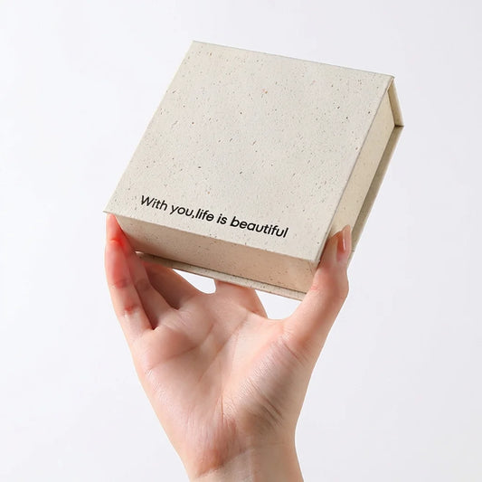 book style rigid flip top box - custom foil printing or embossing