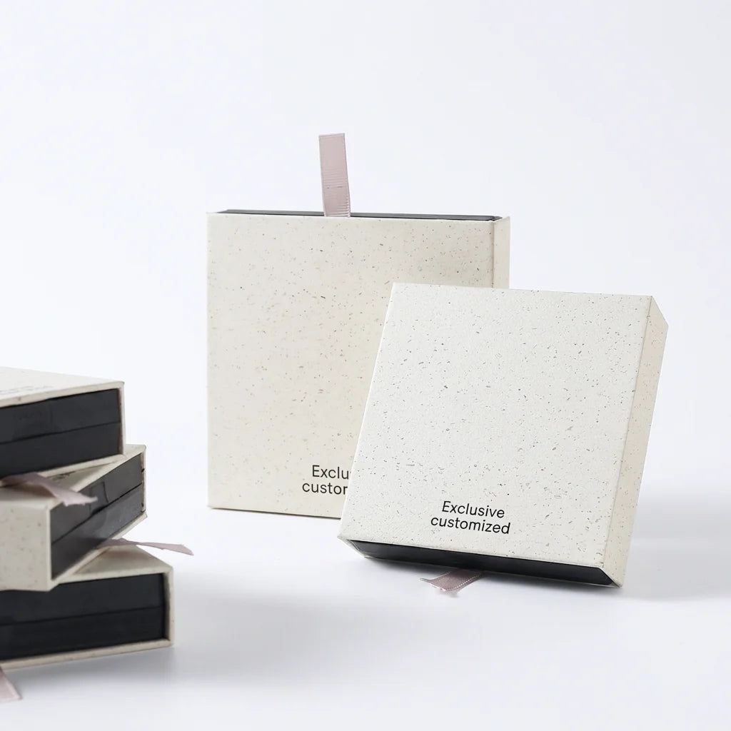 Rigd Pull Out PE Film Floating Display Box - custom jewelry packaging