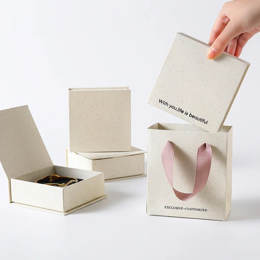 book style rigid flip top box - custom foil printing or embossing