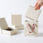 book style rigid flip top box - custom foil printing or embossing