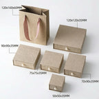 custom pull out  box for jewelry packaging - brown