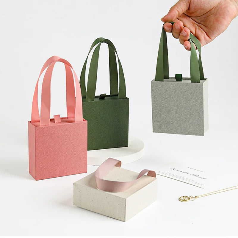 urban pull out jewelry box with ribbon handle -whosale factory price