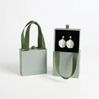urban pull out jewelry box with ribbon handle -whosale factory price