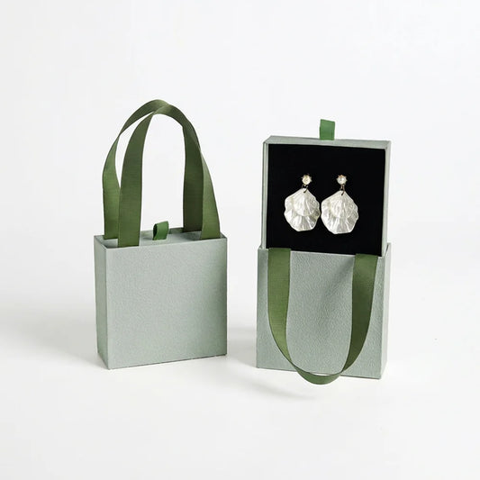 urban pull out jewelry box with ribbon handle -whosale factory price