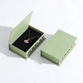 book style flip top jewelry packaging for ring, pendants, earrings - foiling available