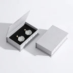 book style flip top jewelry packaging for ring, pendants, earrings - foiling available