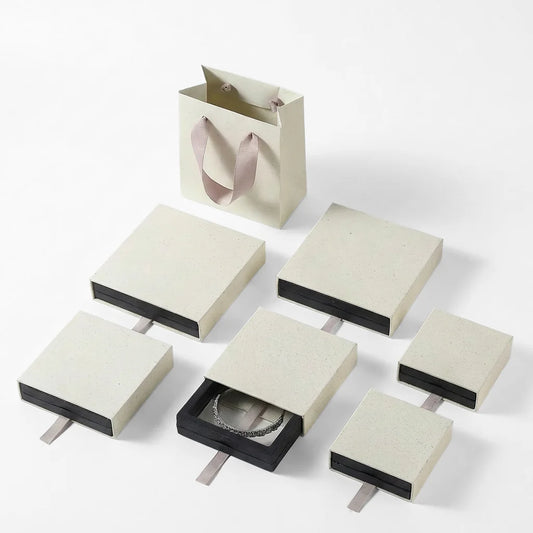 Rigd Pull Out PE Film Floating Display Box - custom jewelry packaging