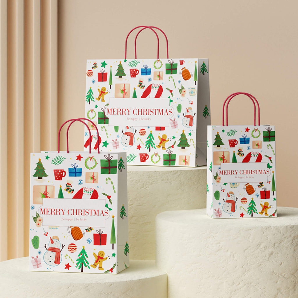 Custom Takeaway Kraft Paper Shopping Bag