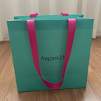 Retail Shopping Bag with Glued in Ribbon Handles for Clothing - 400×120×280