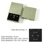 green Cuckoo jewelry box -drawer rigid box dimensions