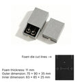 grey rigid jewlery packaging for small business