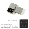 grey rigid jewlery packaging for small business