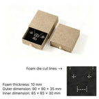 brown cuckoo jewelry packaging -drawer box custom logo