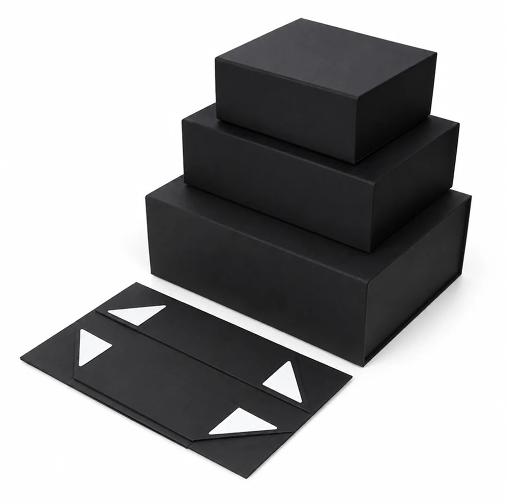 foldable rigid box for gift packaging