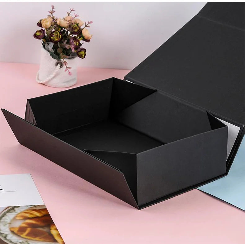 foldable rigid box for gift packaging