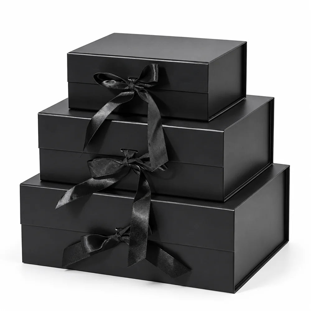 foldable rigid box for gifting, clothing, silk, cosmetics set