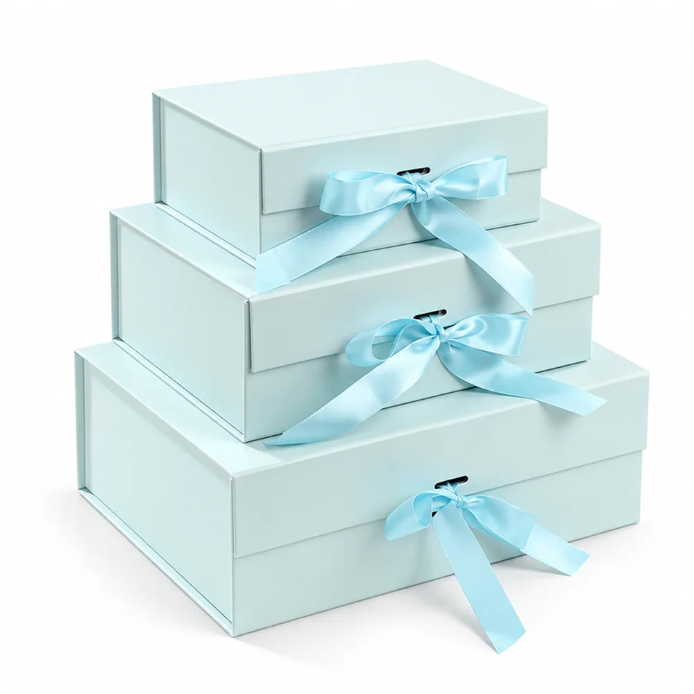 foldable rigid box for gifting, clothing, silk, cosmetics set