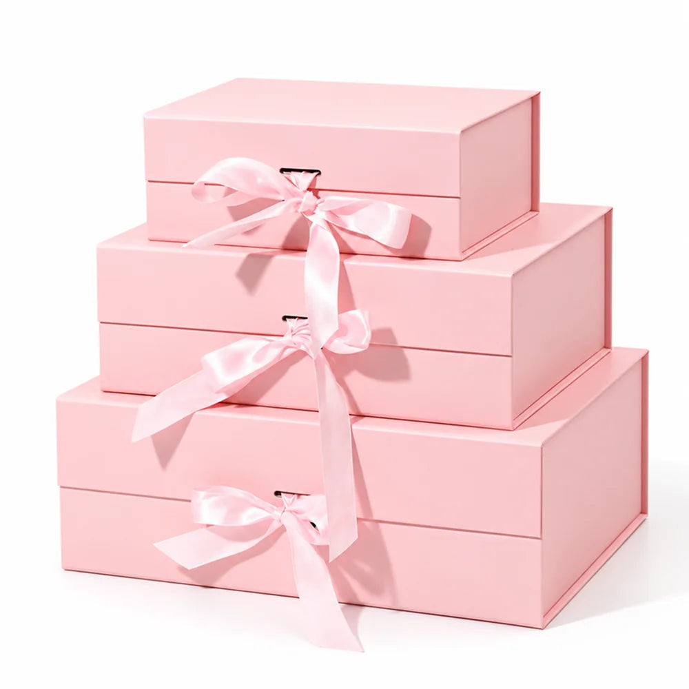 foldable rigid box for gifting, clothing, silk, cosmetics set