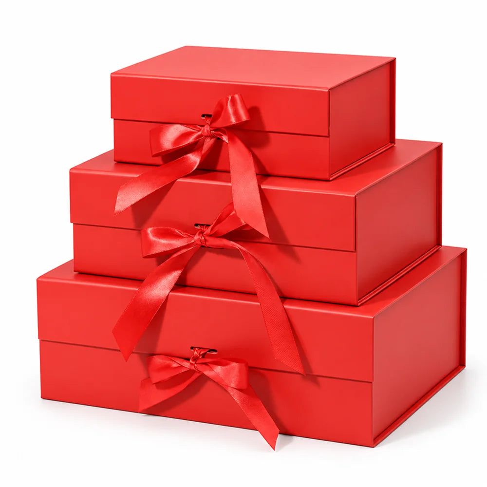 foldable rigid box for gifting, clothing, silk, cosmetics set