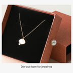 pink cuckoo jewelry packaging details - impresso custom packaging