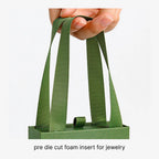 urban pull out jewelry box with ribbon handle -whosale factory price