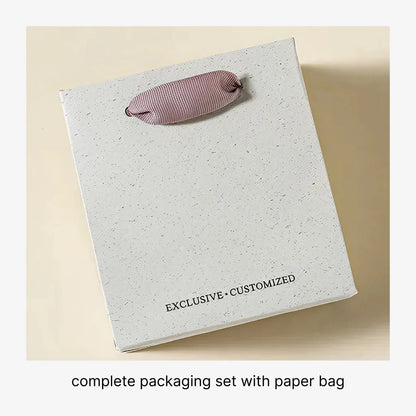 sustainable rigid jewelry box - lift off with foiling or embossing