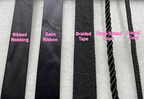 Retail Shopping Bag with Glued in Ribbon Handles for Jewelry & Accessories - 120x60x160