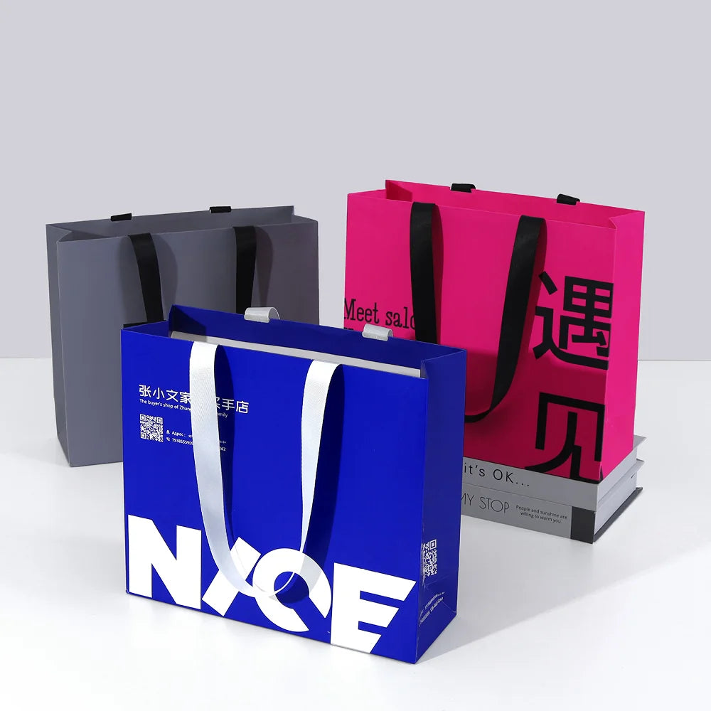 custom paper shopping bag - custom printing