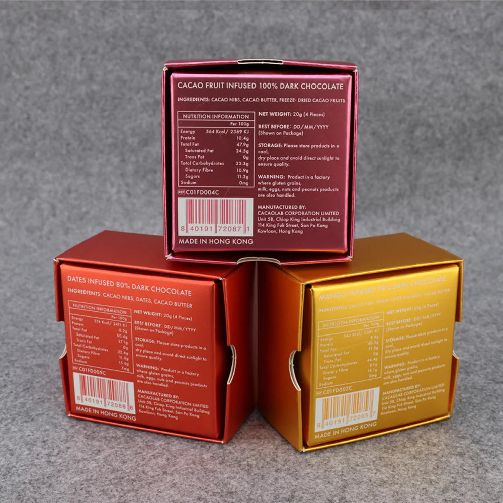 custom paper card box for food, socks