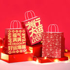 Custom Takeaway Kraft Paper Shopping Bag