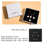 romantic white jewelry box - lid off box for ring/earring/necklace