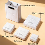 romantic white jewelry box - lid off box for ring/earring/necklace