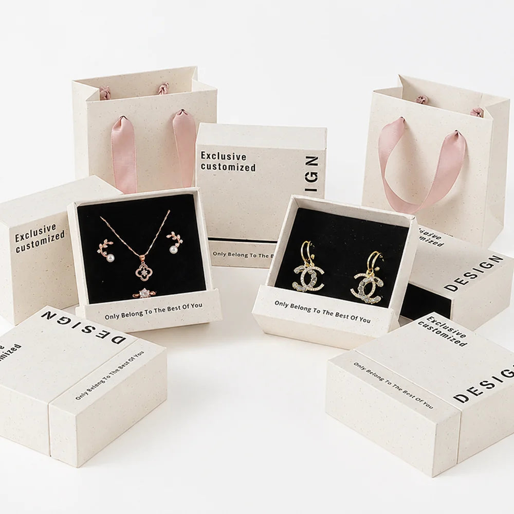 rigid slipcase box with base - rigid drawer box for jewelry packaging