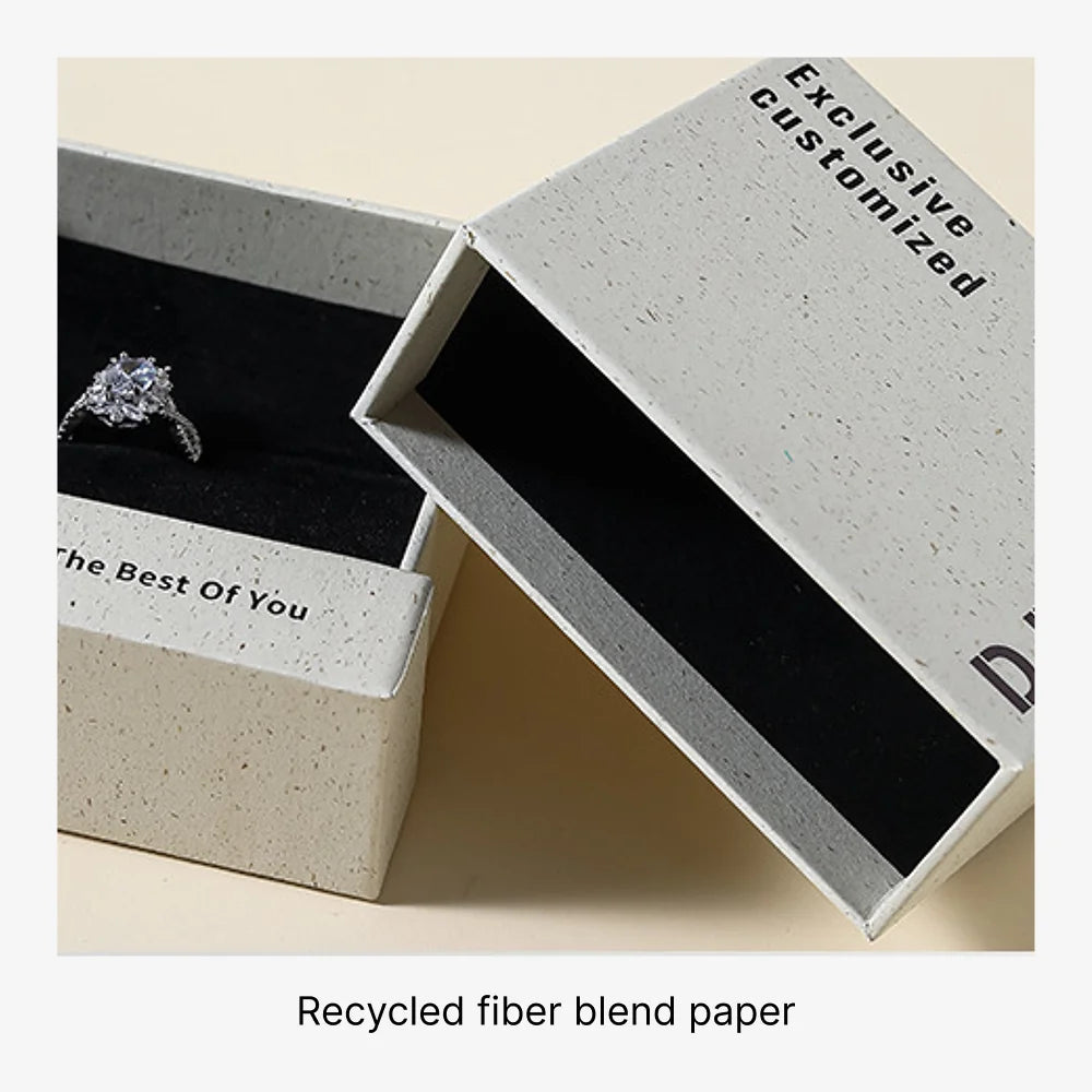 rigid slipcase box with base - rigid drawer box for jewelry packaging
