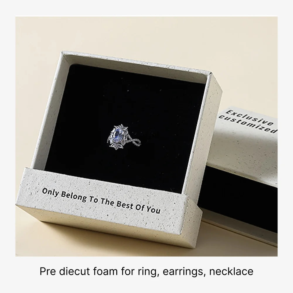 rigid slipcase box with base - rigid drawer box for jewelry packaging